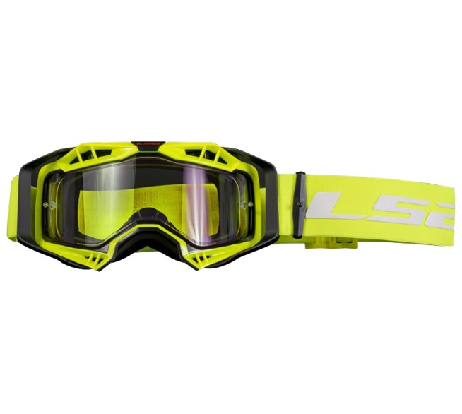 LS2 Motorradbrille Aura gelb