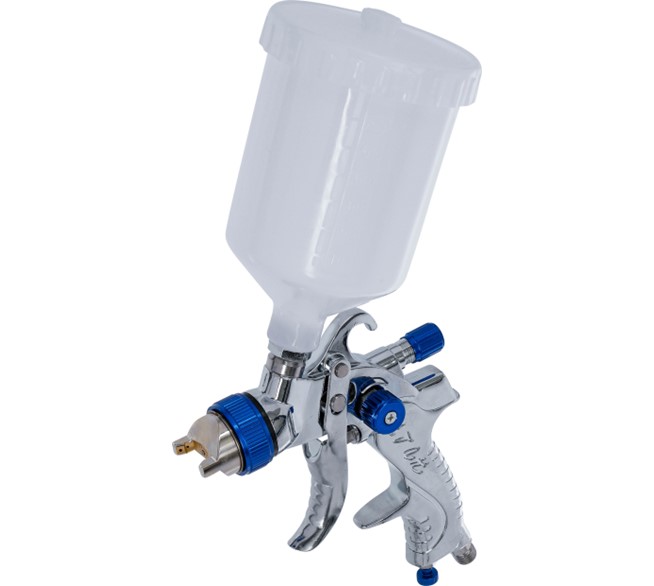 BGS TECHNIC Druckluft-Farbsprühpistole mit 3 Düsen