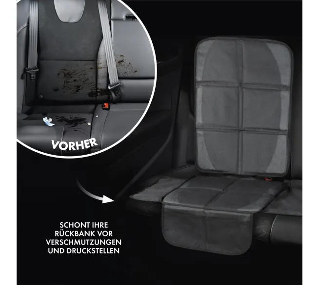 CARCOMFORT Kindersitzunterlage Protect XL als Schutz für Autositz und Polster