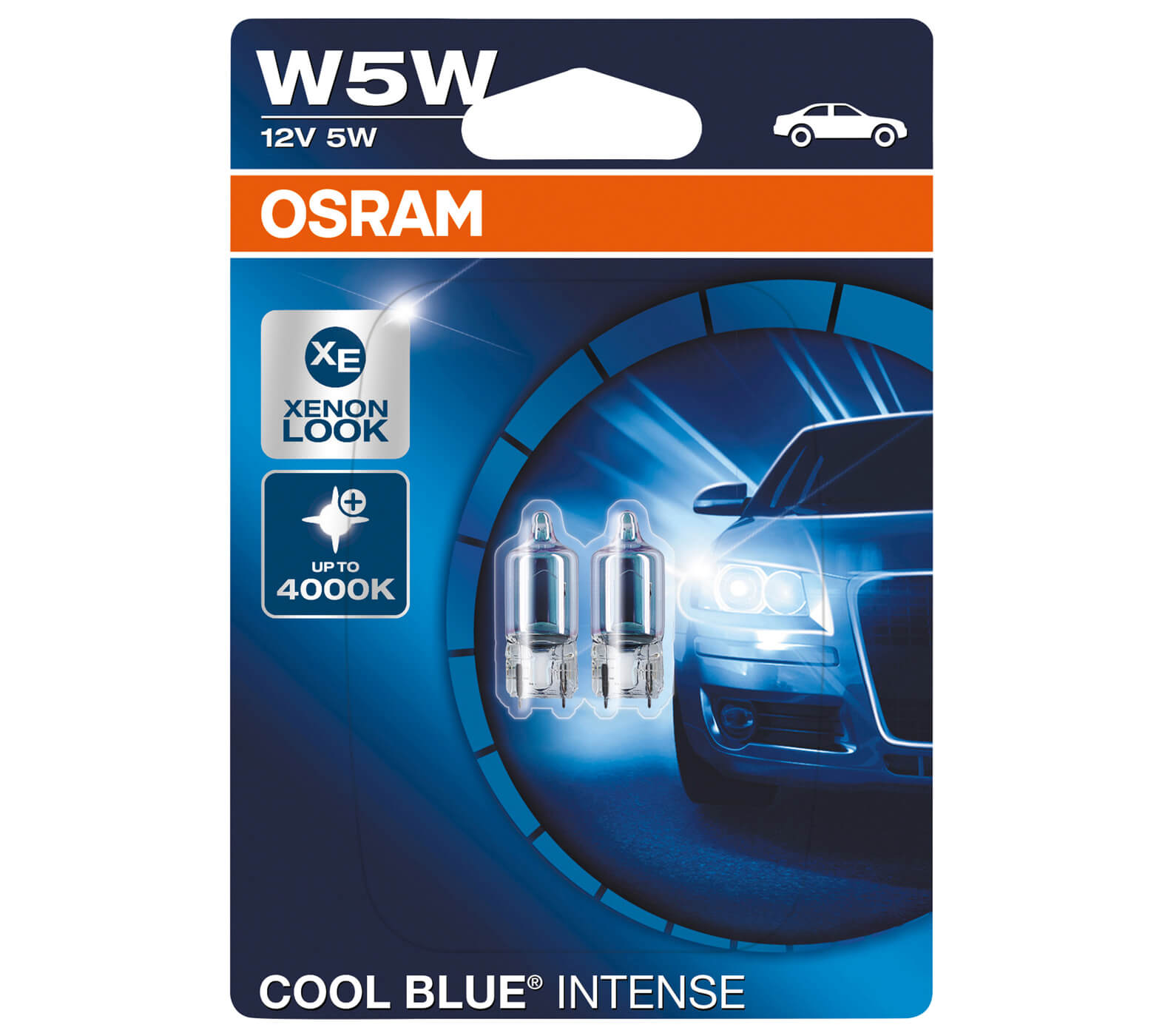 OSRAM Glassockellampe Cool Blue Intense 12V 5W