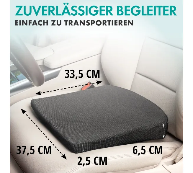 WALSER Sitzkeil Joel für ergonomisches Sitzen im Auto
