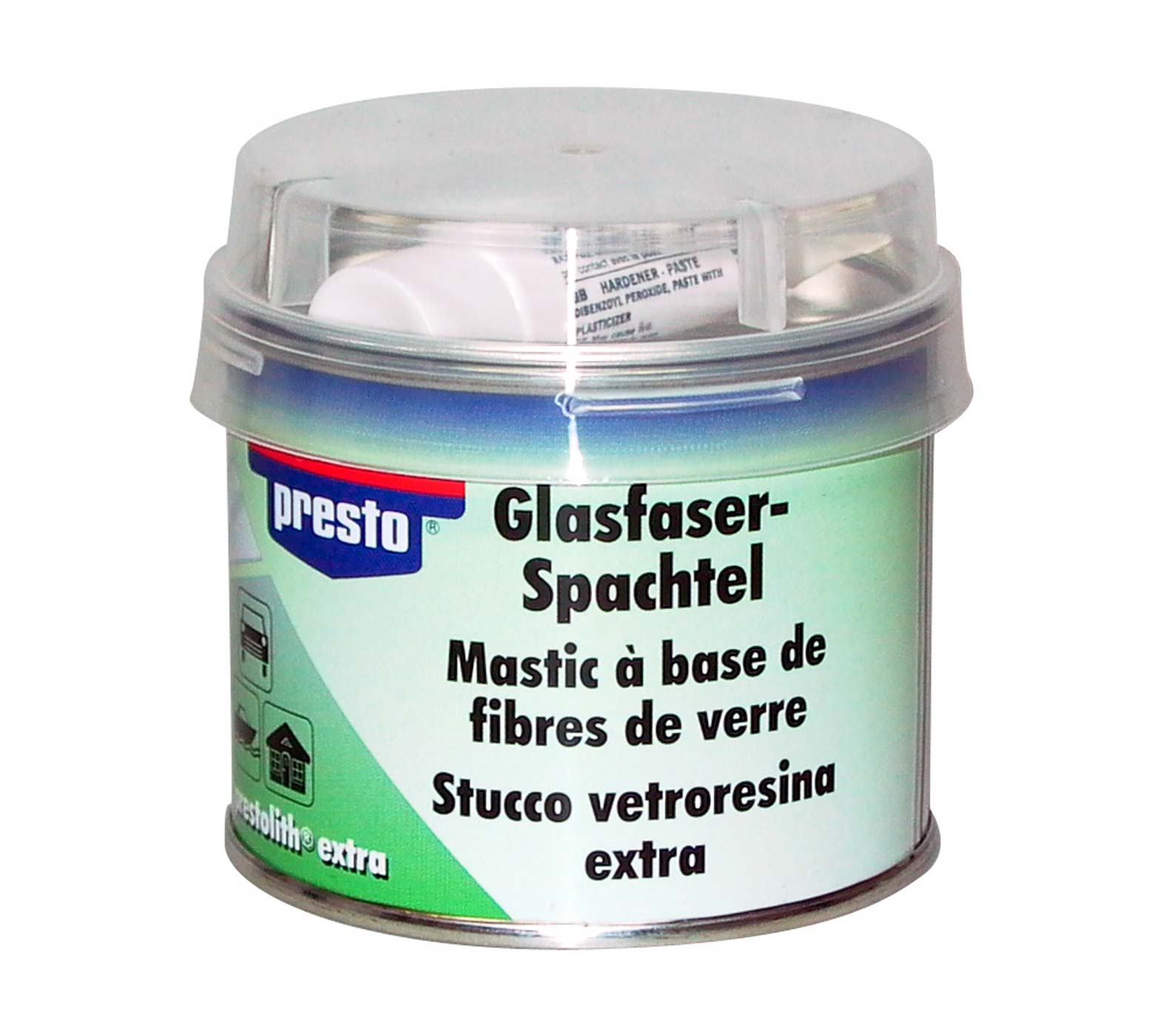 PRESTO Glasfaserspachtel styrolreduziert 250 g inkl. Härter
