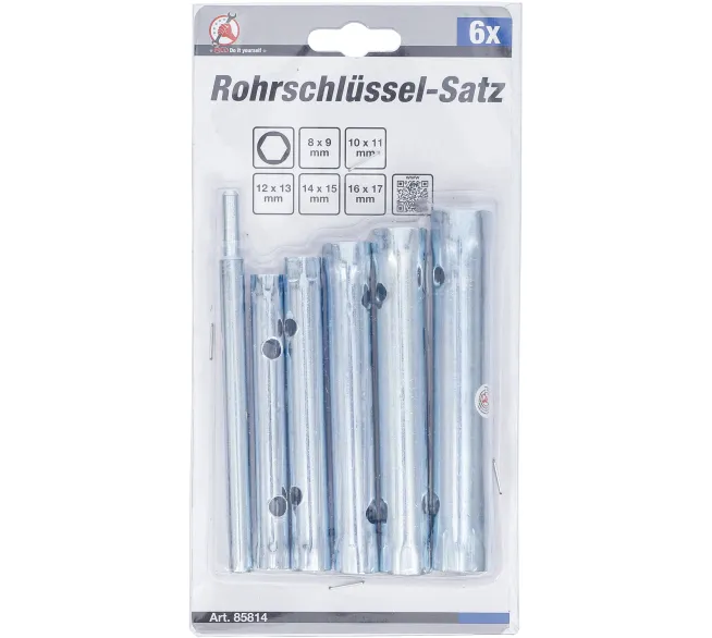 BGS TECHNIC Rohrsteckschlüssel-Satz 6-tlg.