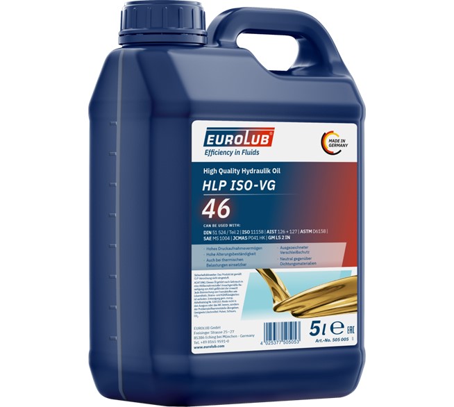 EUROLUB Hydrauliköl HLP ISO-VG 46 5L