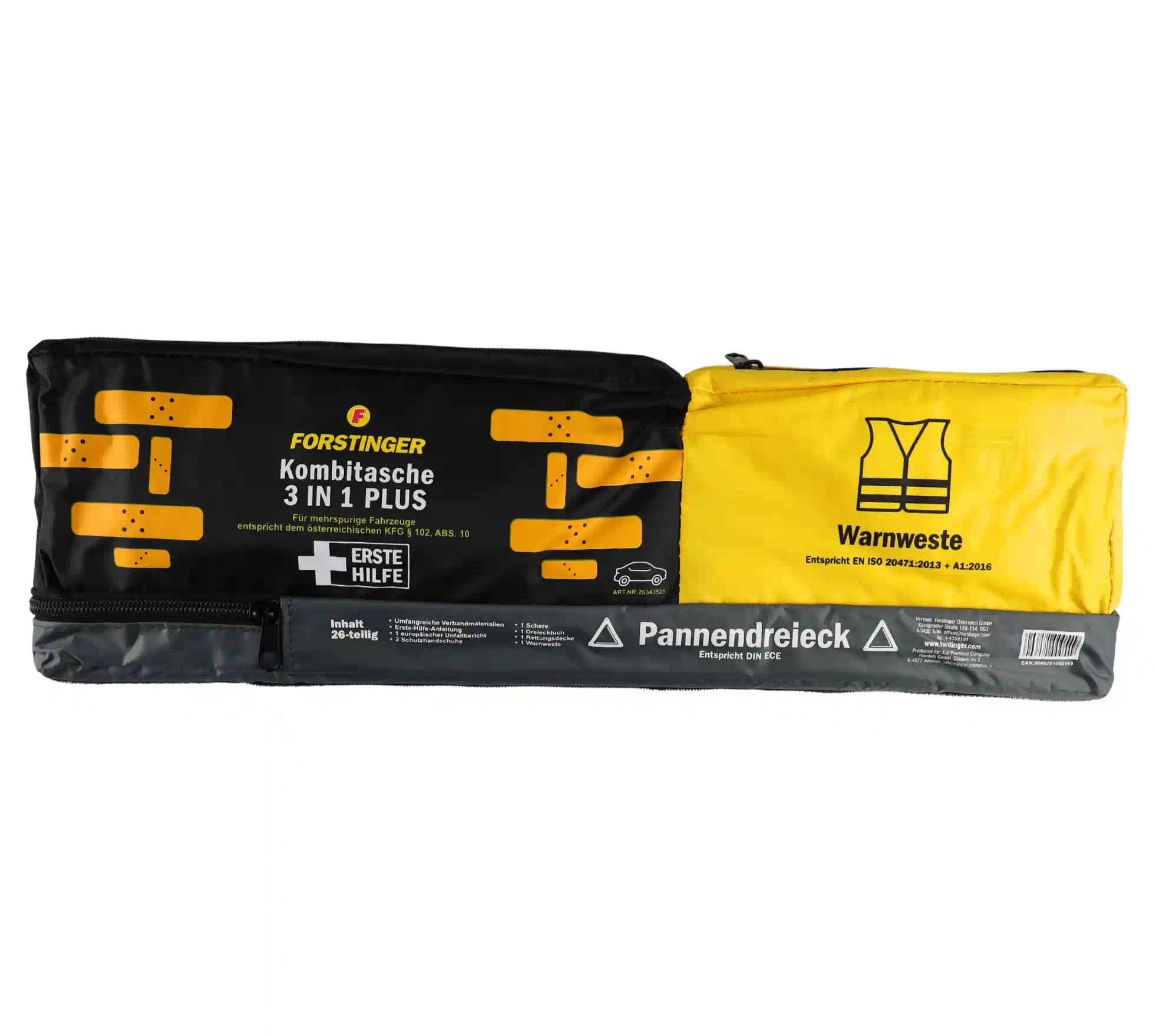 FORSTINGER Verbandtasche PLUS 3in1 SET 26-teilig
