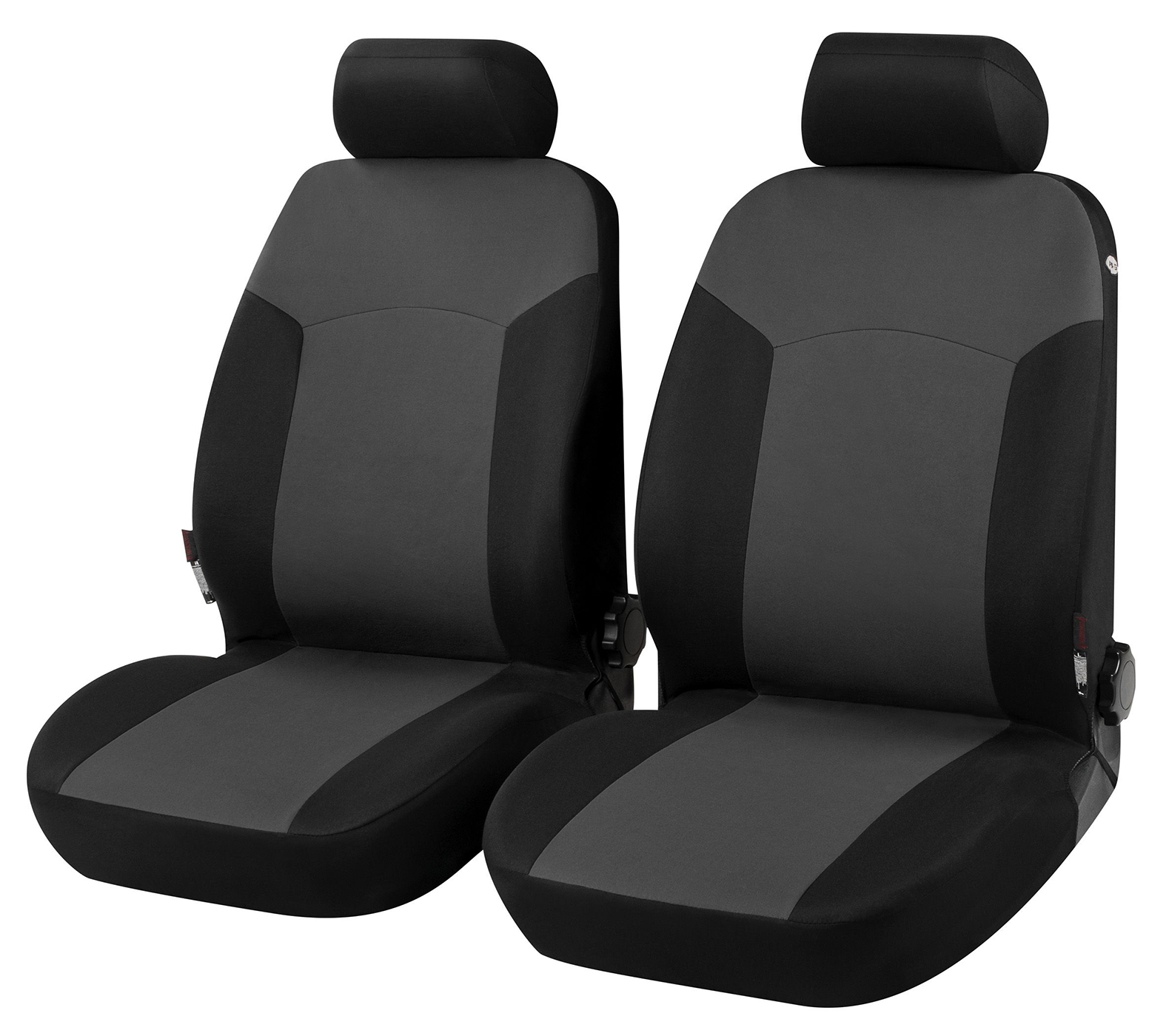 walser-autositzbezug-portland-4-tlg-21251368 WALSER Autositzbezug Portland, PKW-Schonbezüge für 2 Vordersitze schwarz/grau