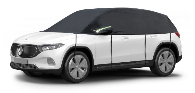 WALSER Abdeckplane Auto All Weather, Autoplane Halbgarage Größe 8 SUV/VAN   