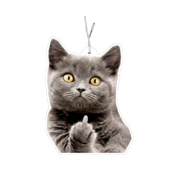 GENUSSBRINGER Mittelfinger Katze Lufterfrischer