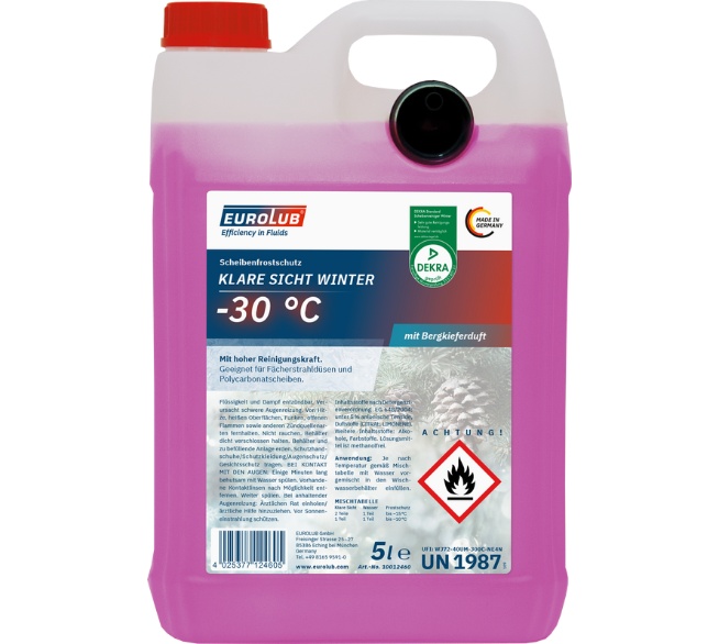 EUROLUB Klare Sicht Winter –30 °C Bergkiefer, 5 Liter