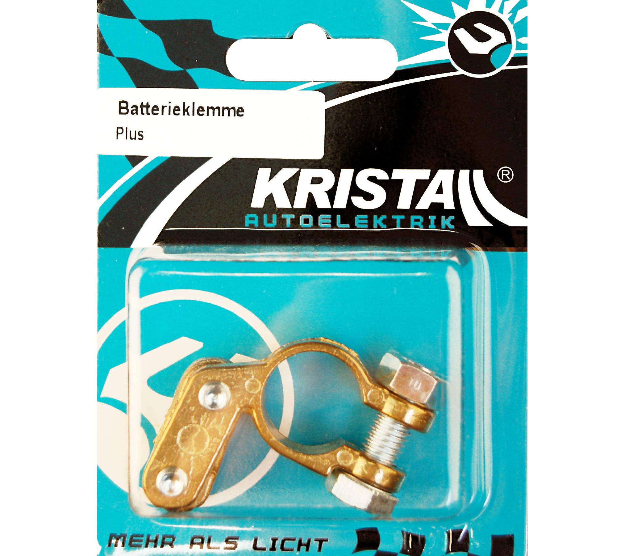 KRISTALL Batterieklemme plus