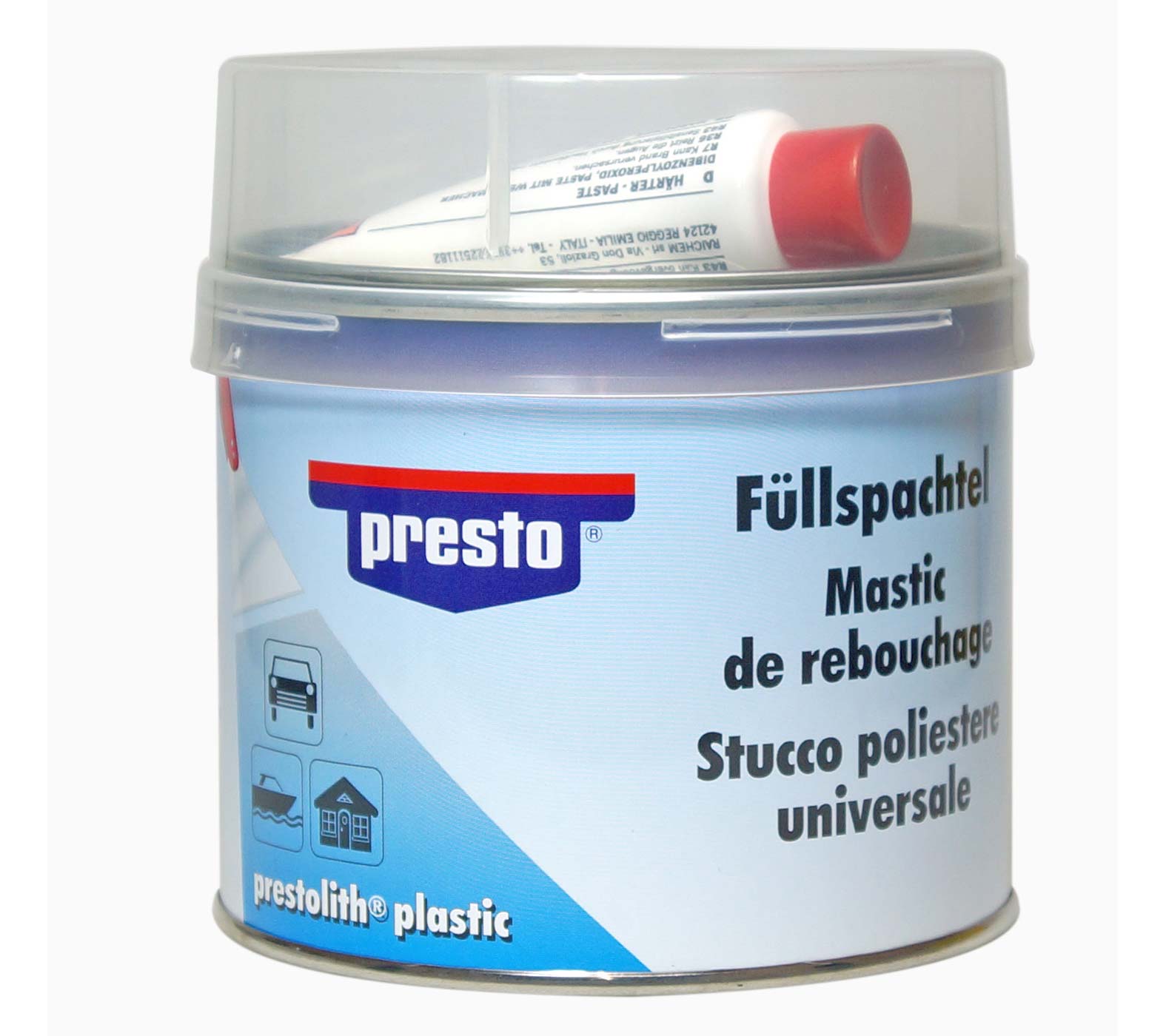 PRESTO Füllspachtel  styrolreduziert 1 kg inkl. Härter