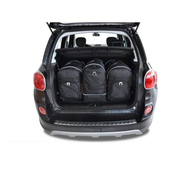 KJUST FIAT 500L 2012+ Kofferraumtaschen Set 3 Stk.