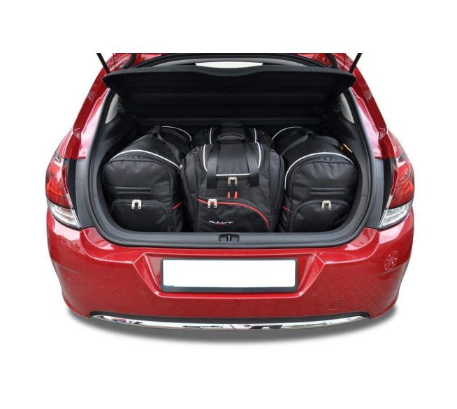 KJUST CITROEN C4 HATCHBACK 2010-2017 Kofferraumtaschen Set 4 Stk.