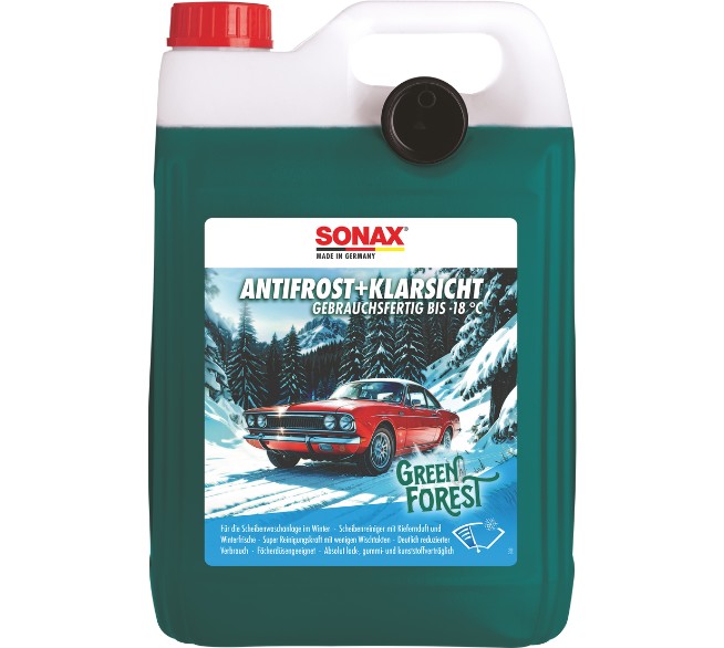 SONAX AntiFrost & KlarSicht Green Forest, -18°C, 5 Liter