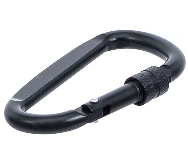 BGS TECHNIC Karabinerhaken D-Form