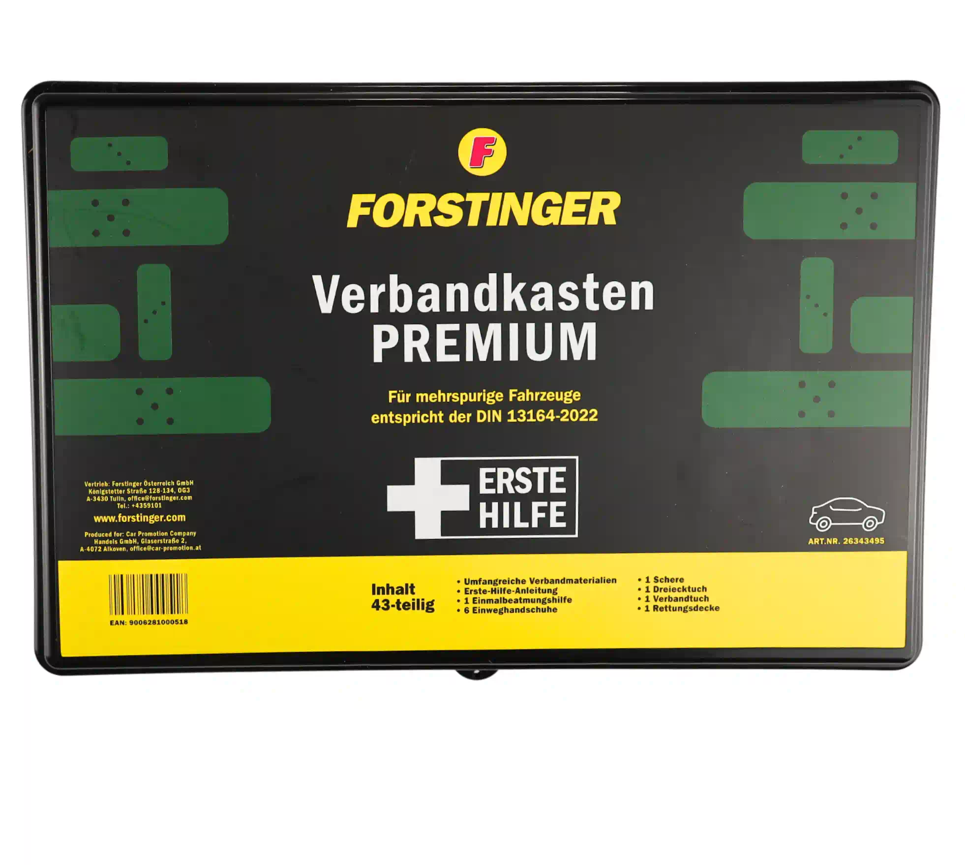 FORSTINGER Verbandkasten PREMIUM 43-teilig