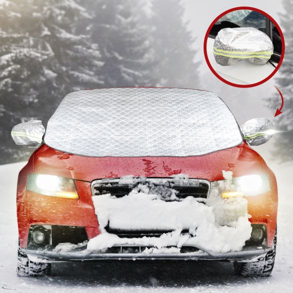 WALSER Premium Thermoscheibenschutz mit Seitenspiegelabdeckung, PKW-Frontscheibenabdeckung 157x126 cm WALSER Premium Thermoscheibenschutz mit Seitenspiegelabdeckung, PKW-Frontscheibenabdeckung 157x126 cm