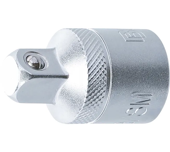BGS technic Steckschlüssel-Adapter Innenvierkant in der Produktansicht, als Zubehör für passgenaue Verbindungen bei Montage und Reparatur.