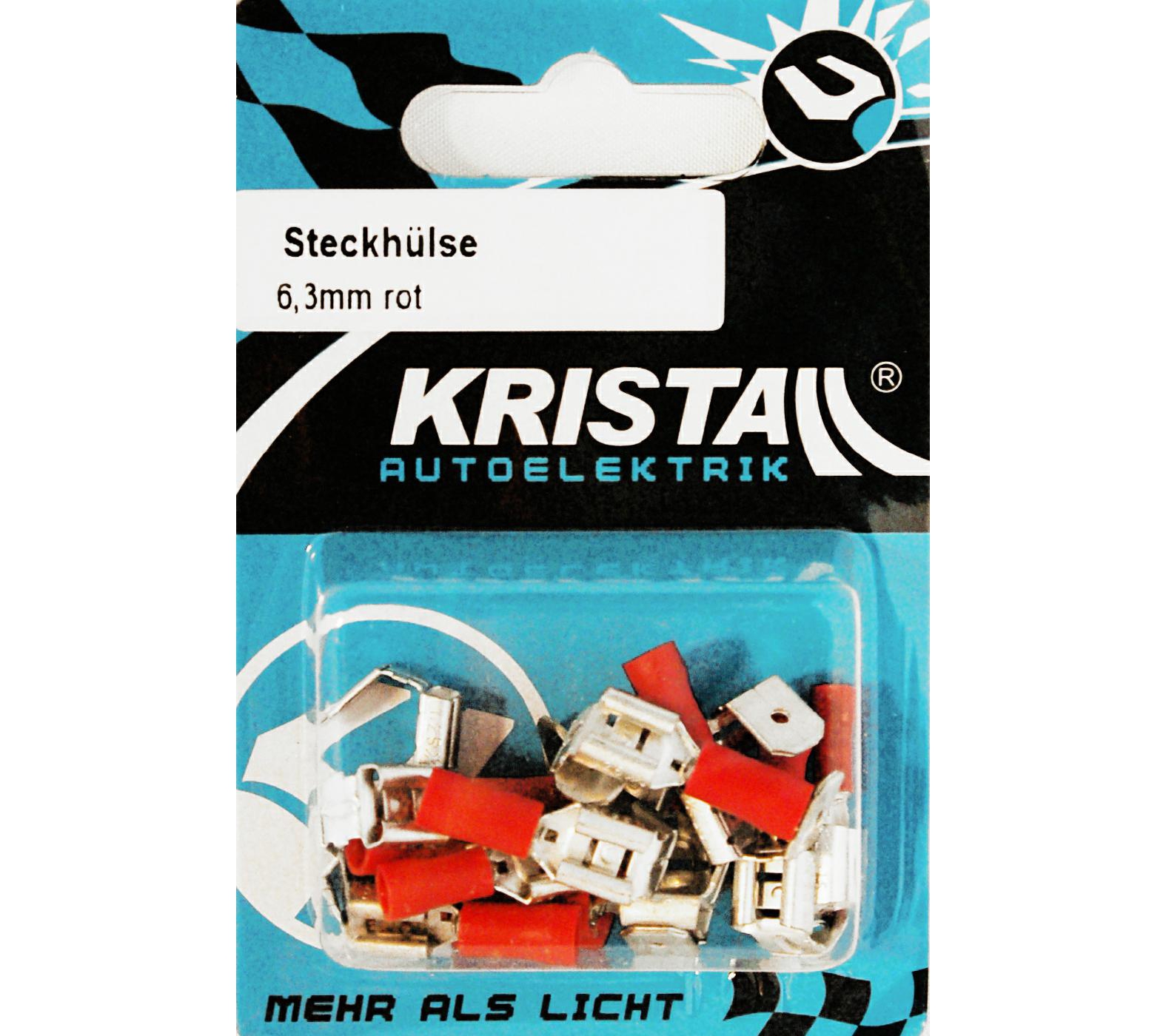 KRISTALL Flachsteckhülse