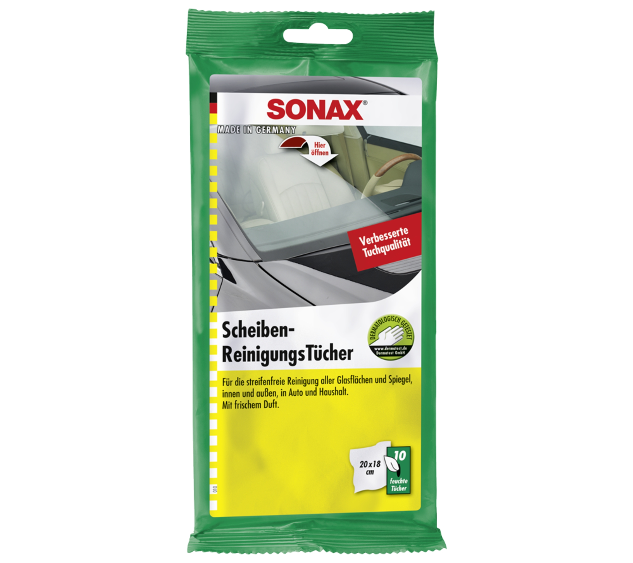 SONAX Scheiben ReinigungsTücher 10 Stk.