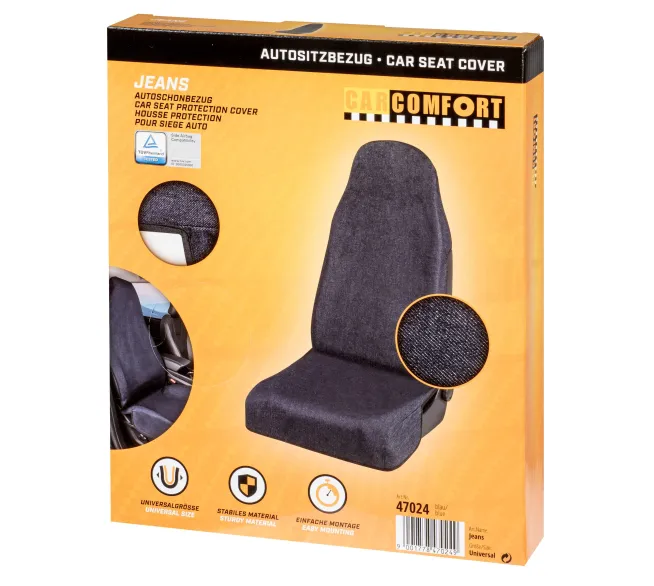 CARCOMFORT Autositzbezug Jeans als robuster Sitzschutz für den Fahrzeuginnenraum