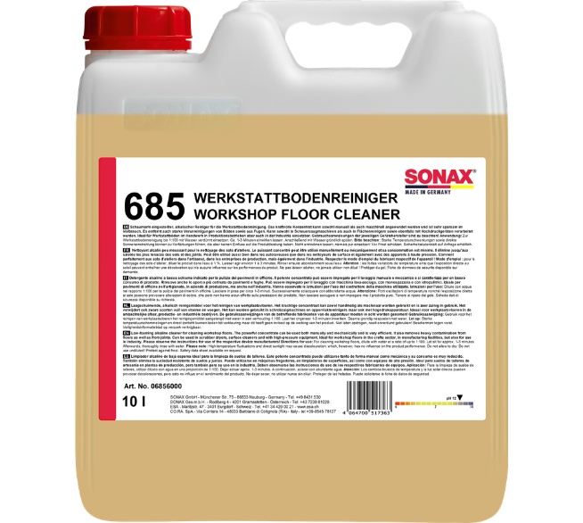 SONAX WerkstattBodenReiniger schaumarm 10 Liter