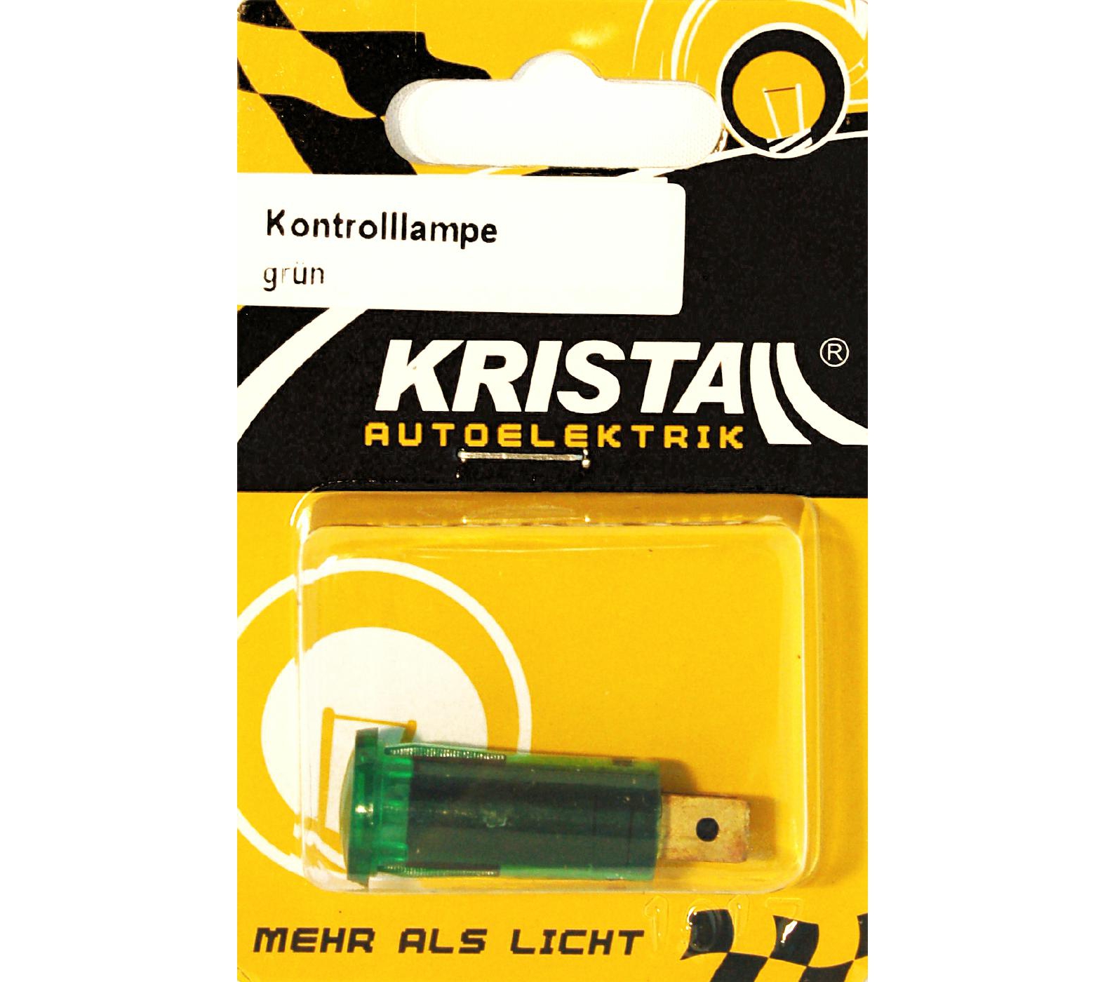 KRISTALL Kontrollleuchte grün
