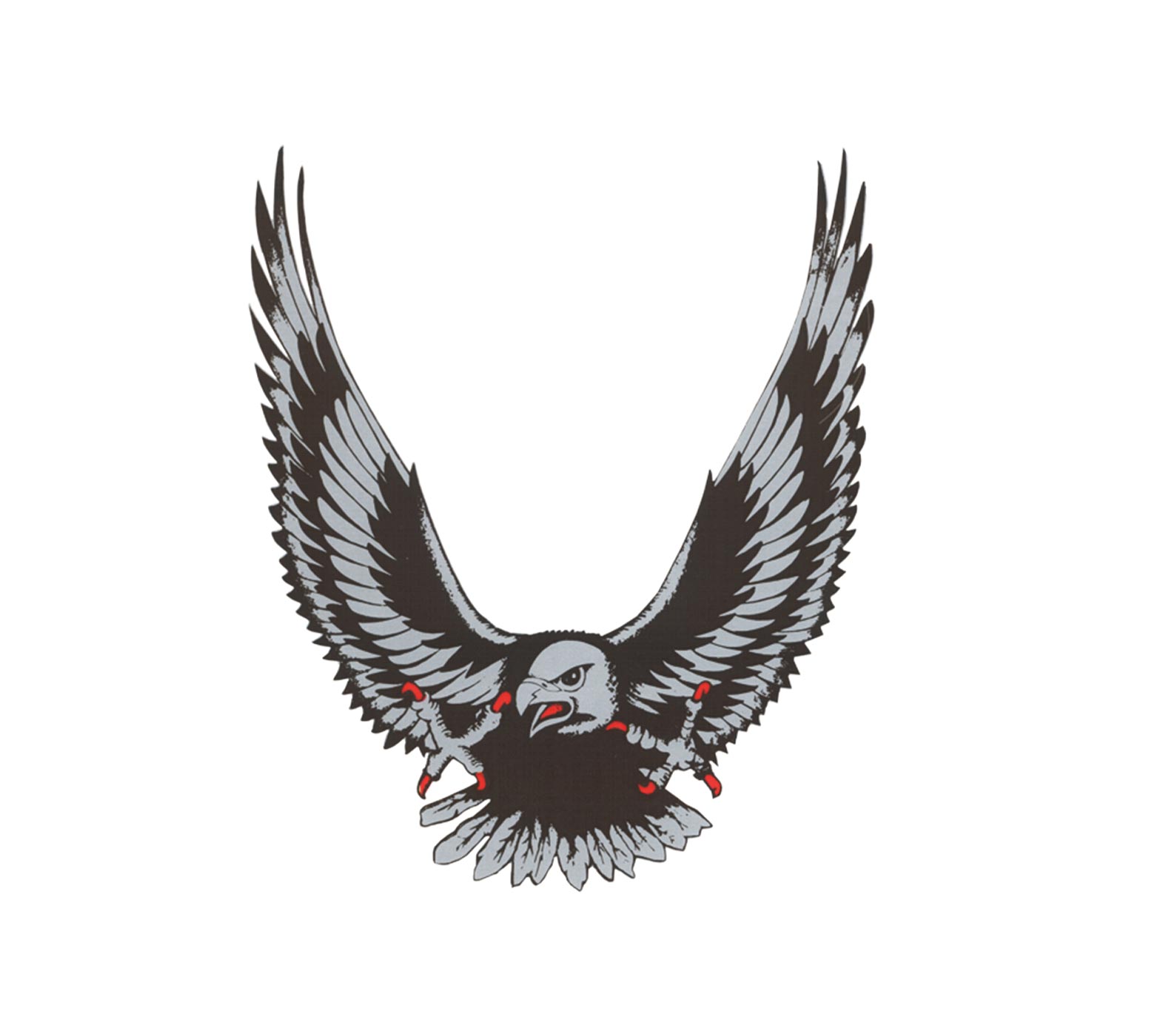 SCHUETZ Aufkleber Adler silber