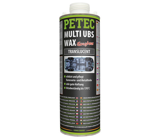 PETEC Multi UBS-Wax translucent Saugdose 1 l