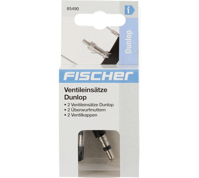 FISCHER Ventil-Set Dunlop 4tlg