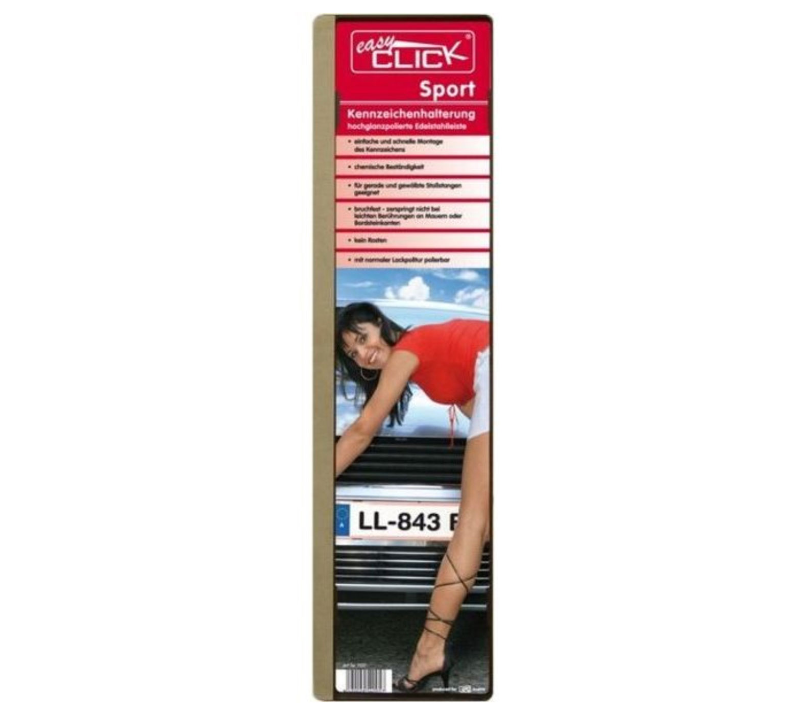 CPC EASY CLICK Kennzeichenhalter Sport