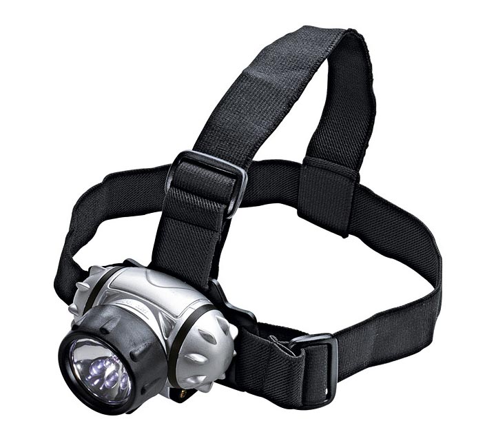 CPC Stirnlampe mit 7 LED's 3 Schaltstufen