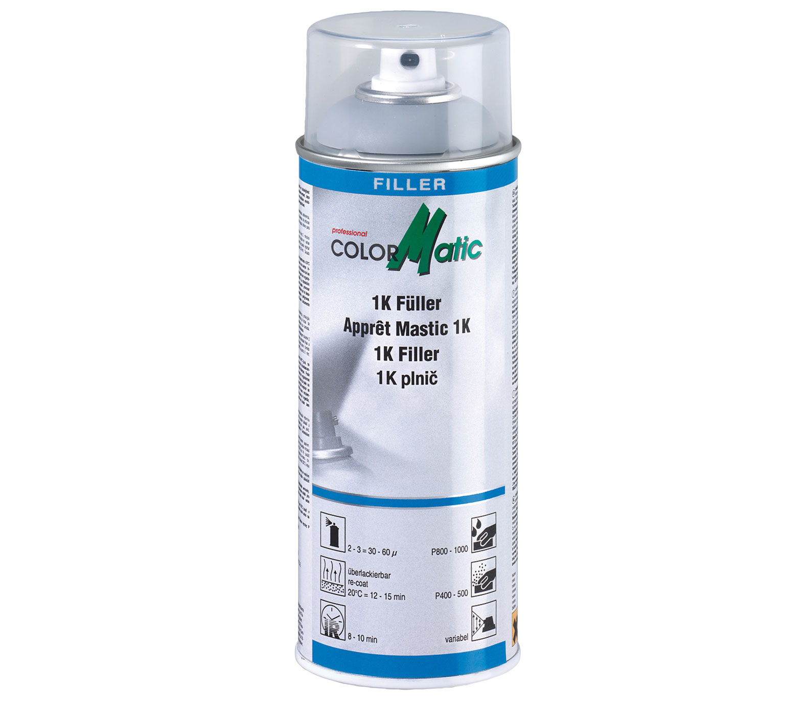COLORMATIC 1K Füller grau 400 ml