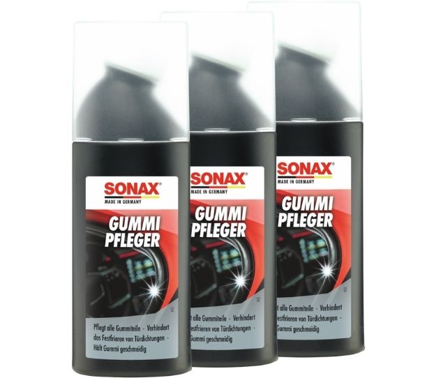 SONAX GummiPfleger 3x 100ml Online-Bundel