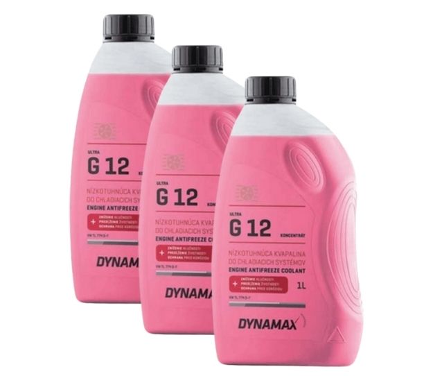 DYNAMAX Kühlflüssigkeit G 12 Cool Ultra -72°C, 3x 1 Liter Online-Bundle
