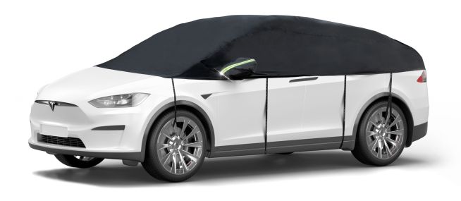 WALSER Abdeckplane Auto All Weather, Autoplane Halbgarage Größe 6 Kombi   
