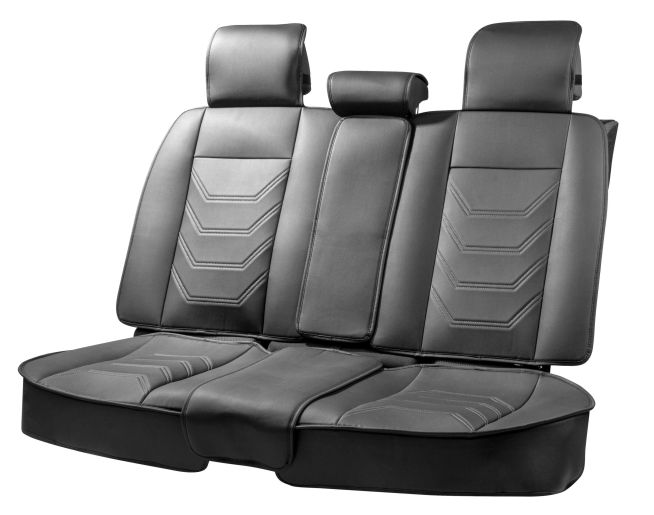 WALSER PKW Sitzauflage Rückbank, Sportliche Rückbank-Sitzauflage Kimi schwarz/grau WALSER PKW Sitzauflage Rückbank, Sportliche Rückbank-Sitzauflage Kimi schwarz/grau