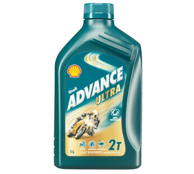SHELL Zweirad-Motoröl Advance Ultra 2, 1 Liter