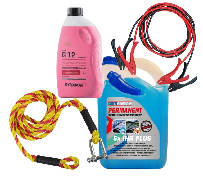 FORSTINGER Winterpaket 4-teilig mit Kühlerfrostschutz (rosa)