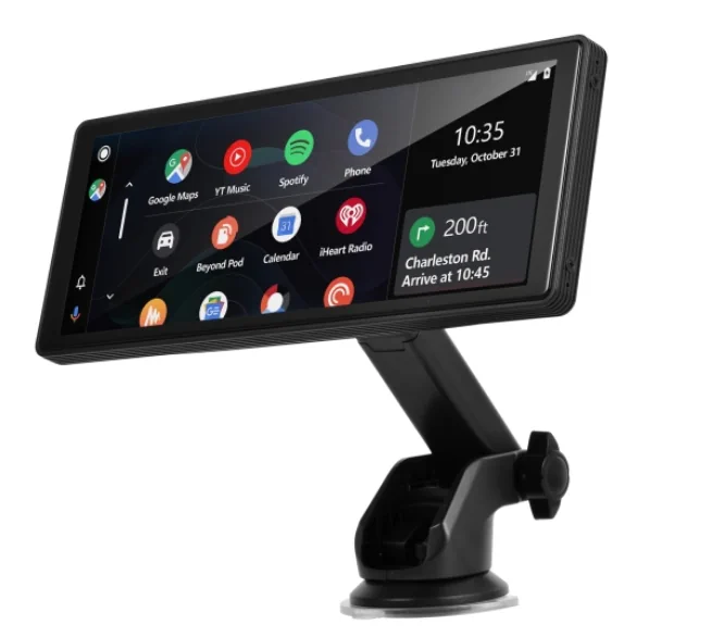 Technaxx TX-367 Android Auto Display mit Touchscreen und Armaturenbretthalterung