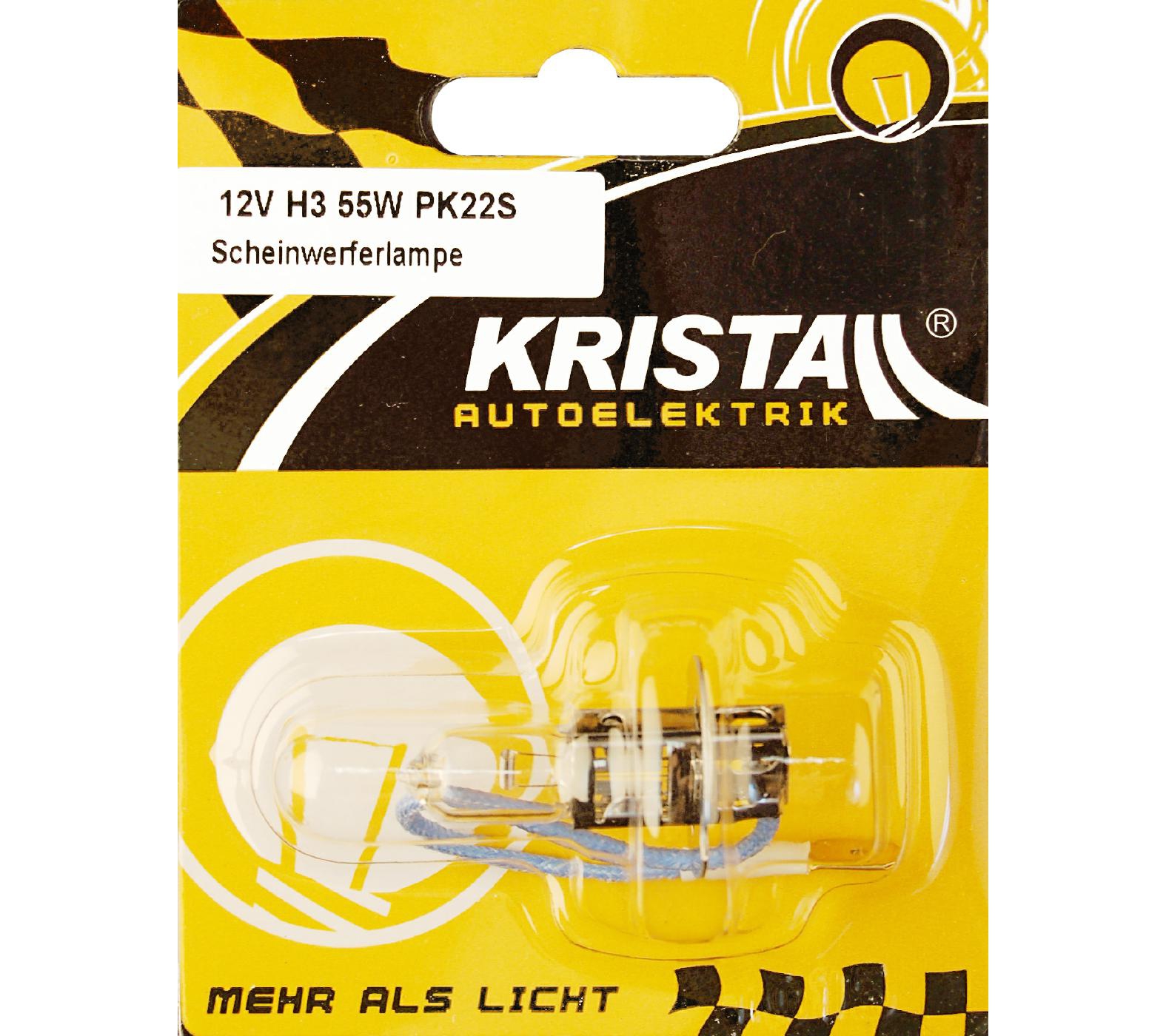 KRISTALL H3 Scheinwerferlampe 12V 55W