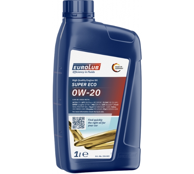 EUROLUB SUPER ECO 0W-20 1 Liter