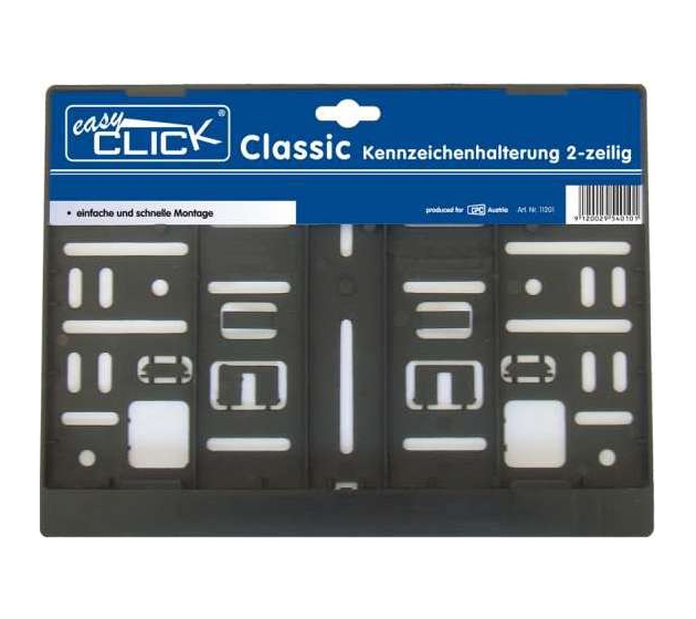 cpc-easy-click-kennzeichenhalter-classic-10836323 CPC EASY CLICK Kennzeichenhalter Classic 2-zeilig