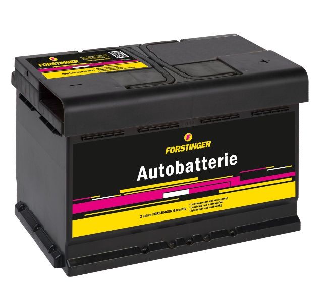 Zahlen auf einer Autobatterie