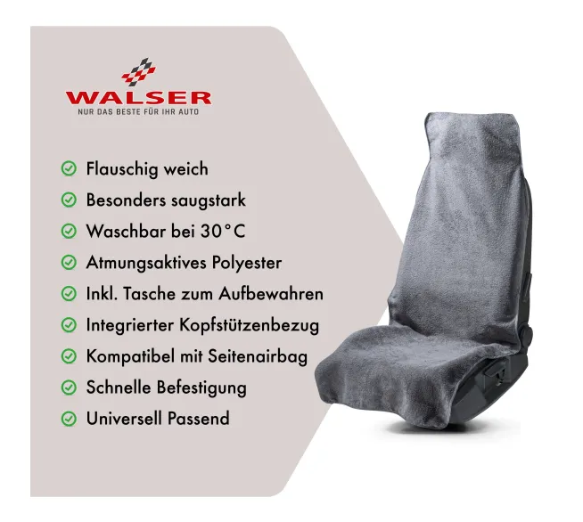 WALSER Sitzaufleger Multicover als vielseitiger Schutz für Autositze