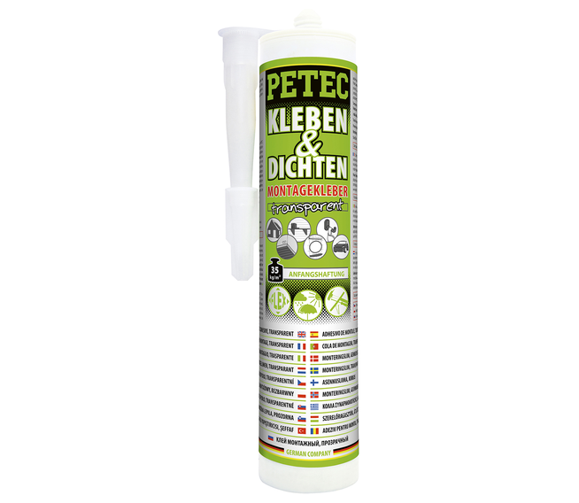 PETEC Kleben & Dichten Montagekleber transparent 290 ml