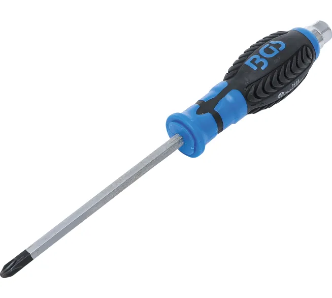 BGS technic Schraubendreher Klinge Sechskant-Profil in der Produktansicht, für präzise Schraubarbeiten an Fahrzeugen, Maschinen und Bauteilen.