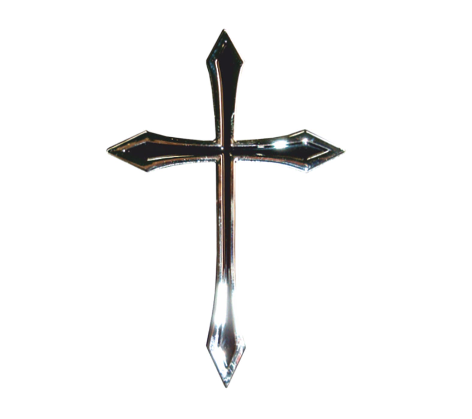 SCHUETZ Aufkleber Chrome-Logo Kreuz