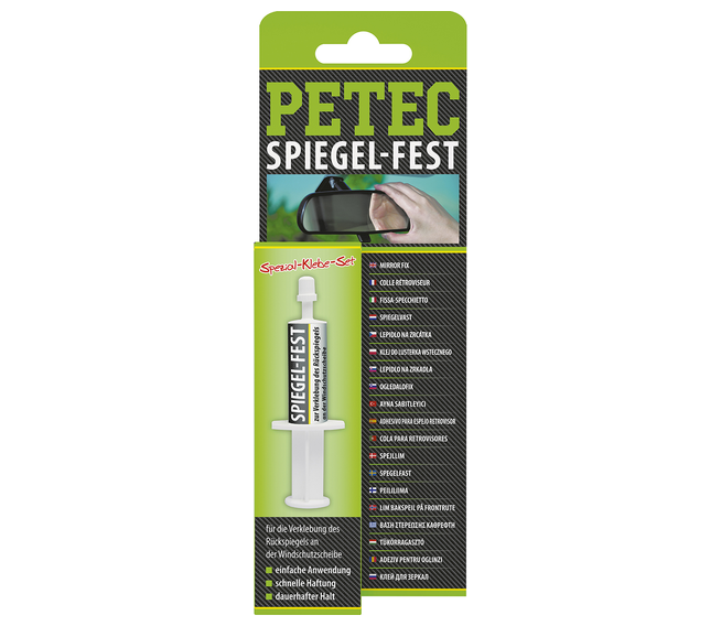 PETEC Spiegel-Fest Rückspiegel-Klebeset 1 g