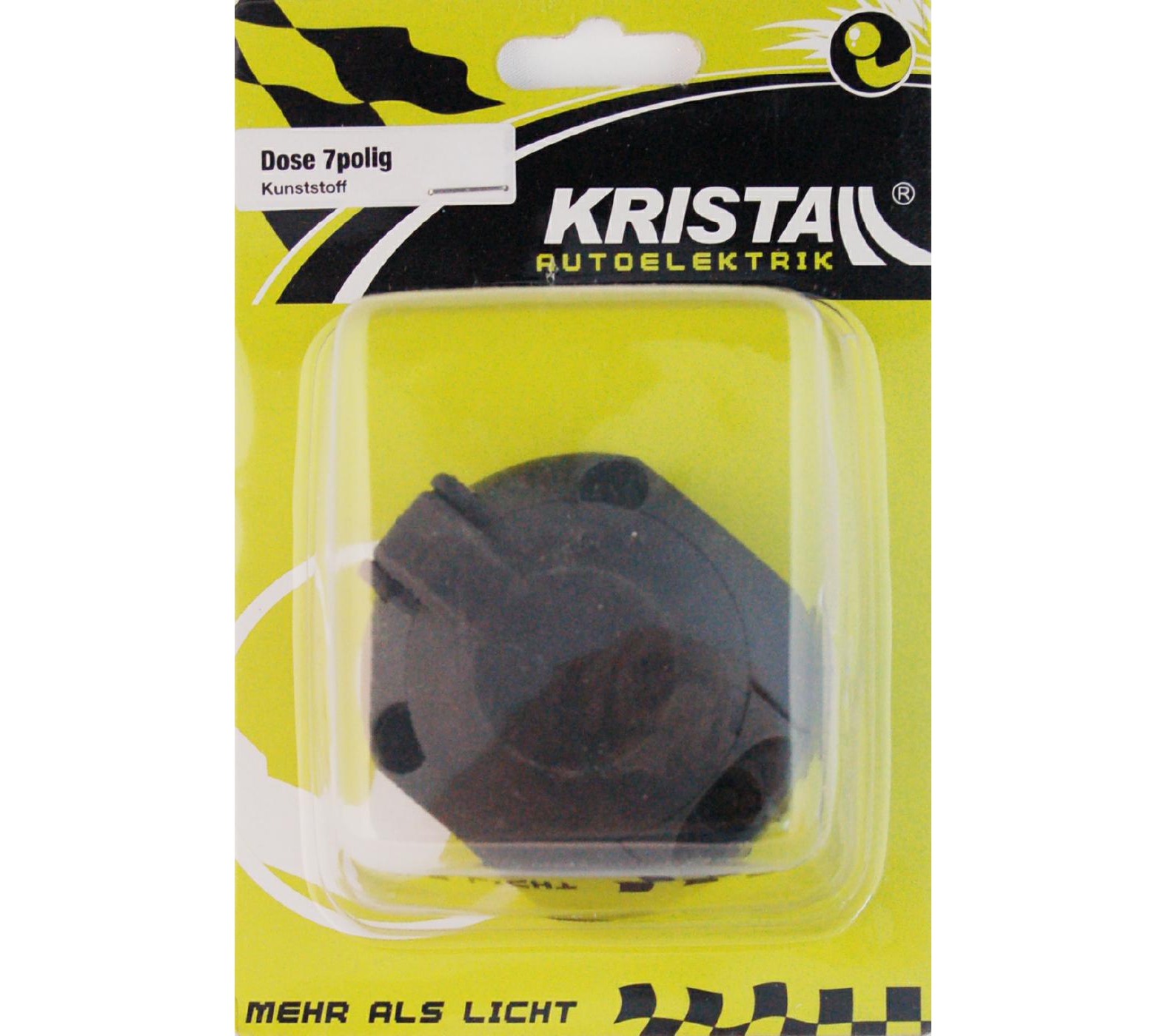 KRISTALL Dose Kunststoff 7-polig